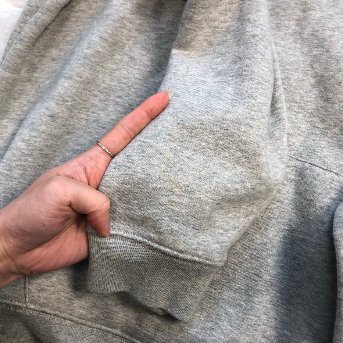 갭 그레이 왕아방 후디 상품이미지6