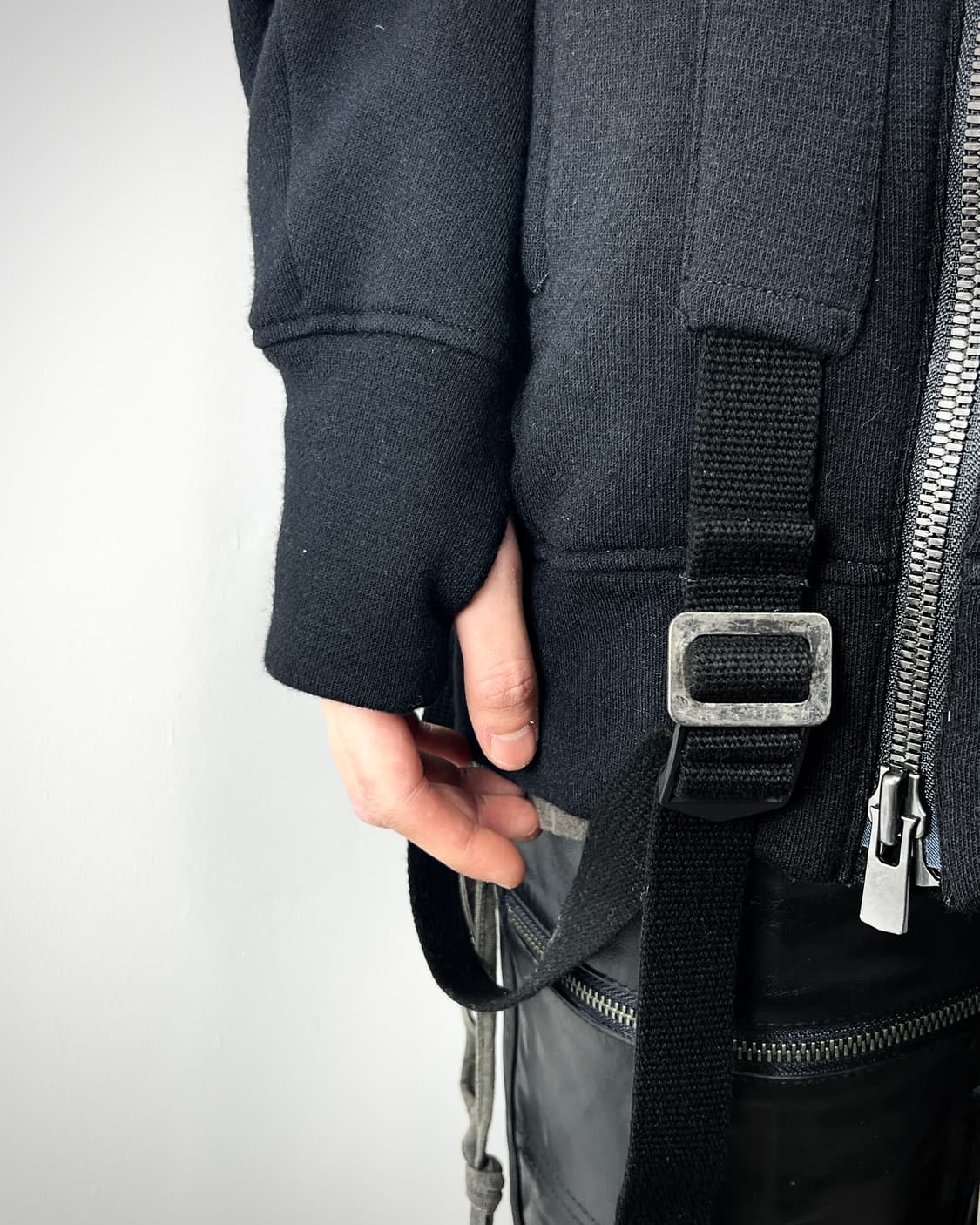 D.HYGEN DOUBLE ZIP SUSPENDER HOOD JACKET 상품이미지3