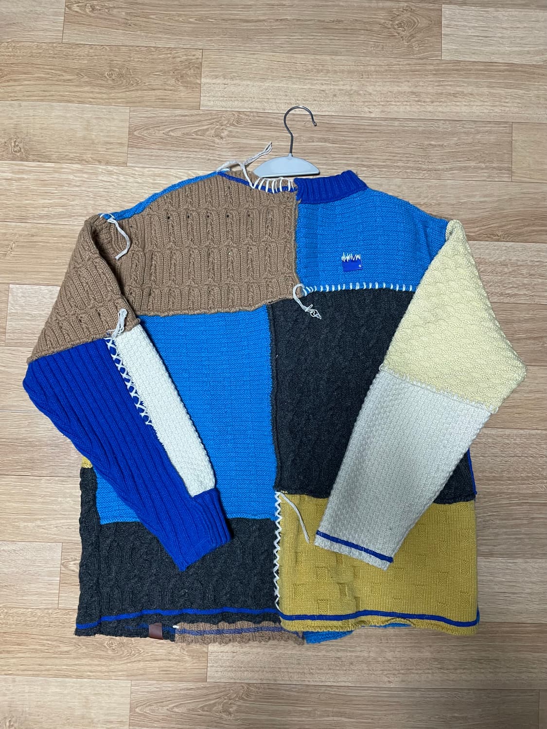 자라 X 아더에러 패치워크 니트 가디건 상품이미지3