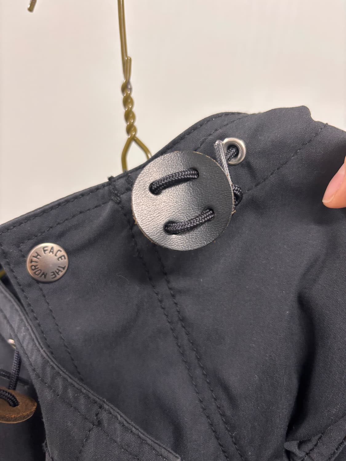 노스페이스 퍼플라벨 여성 블랙 후드 자켓 s  상품이미지9