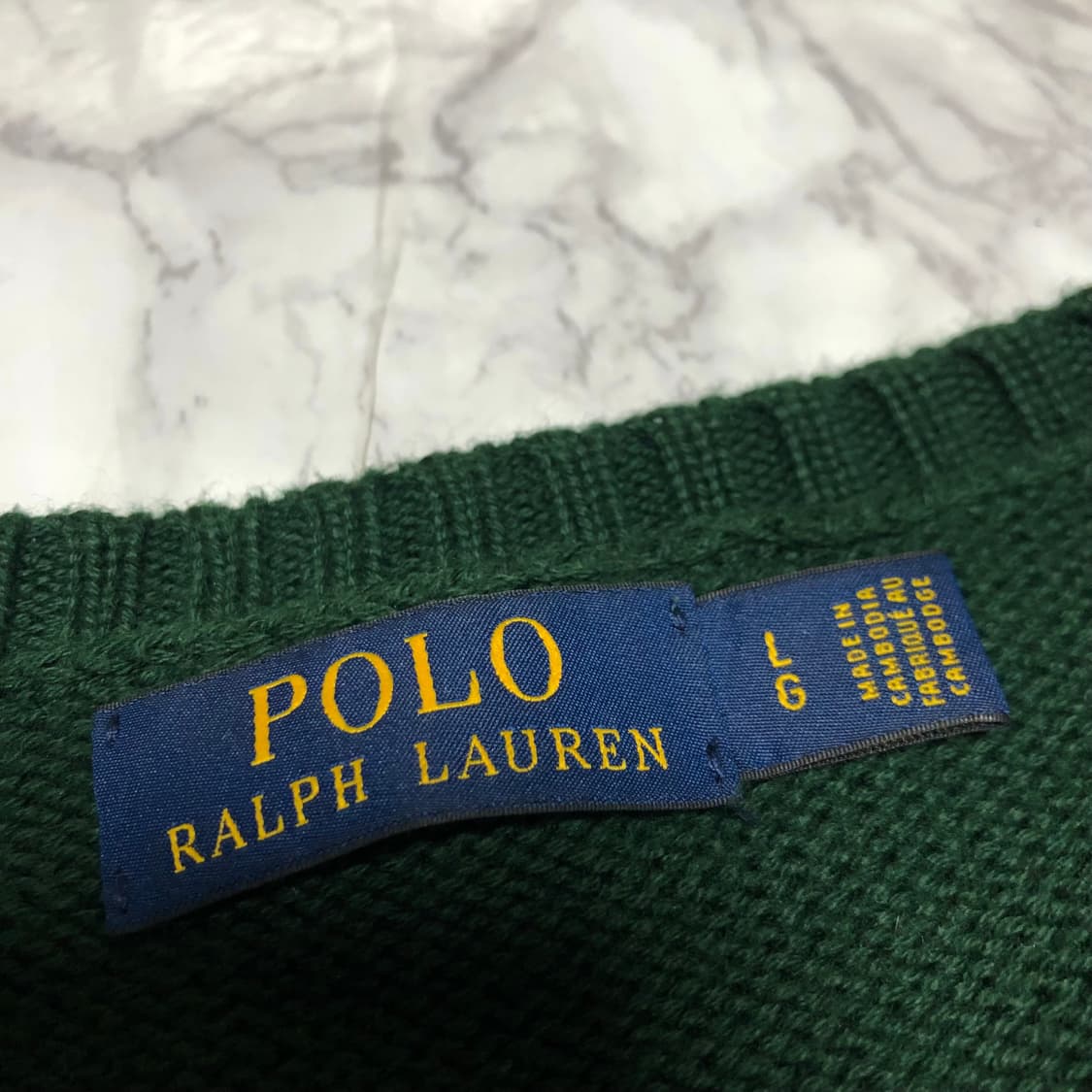 폴로 랄프로렌 니트 딥그린 라운드넥 상품이미지4