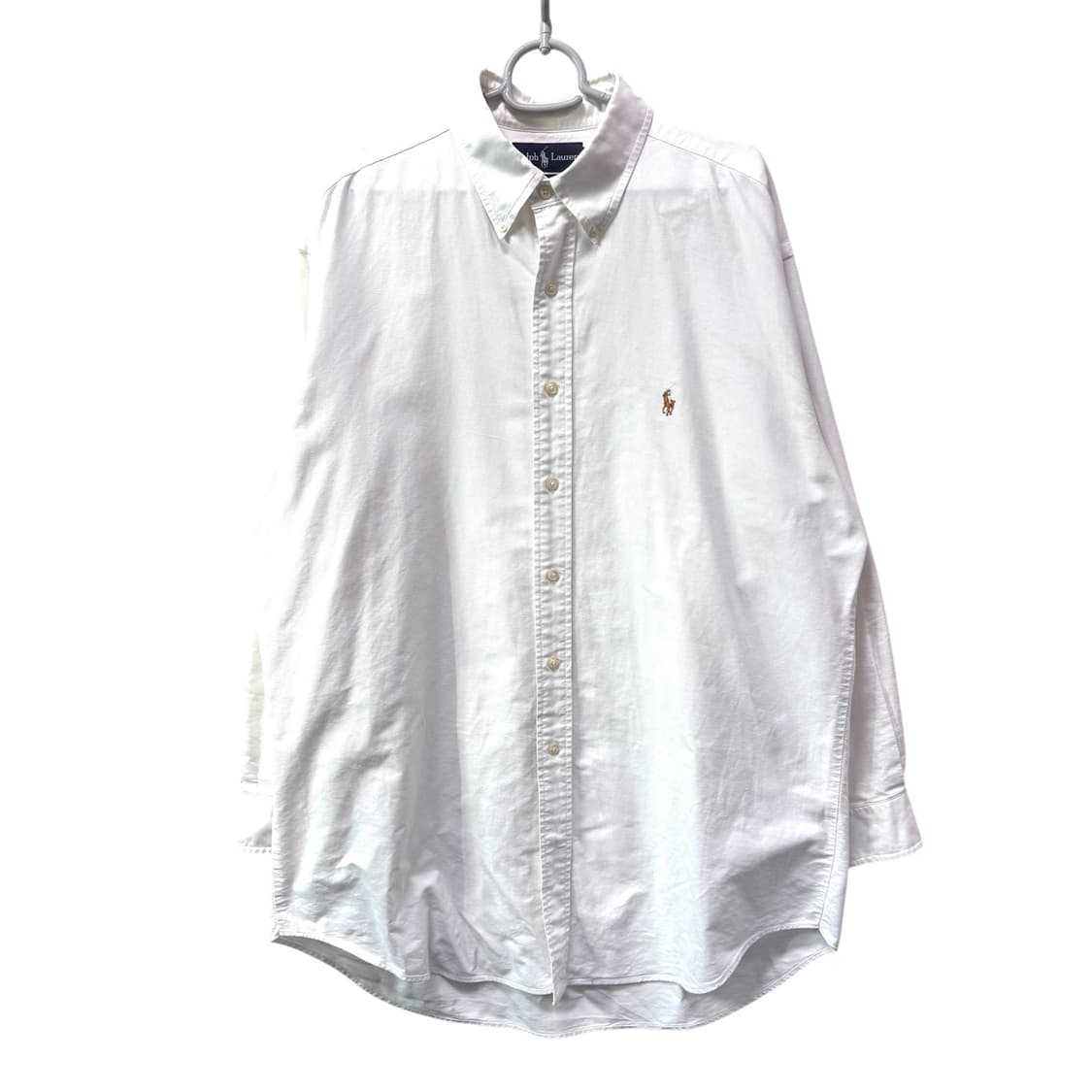 폴로 랄브로렌 화이트 옥스퍼드 셔츠 상품이미지2