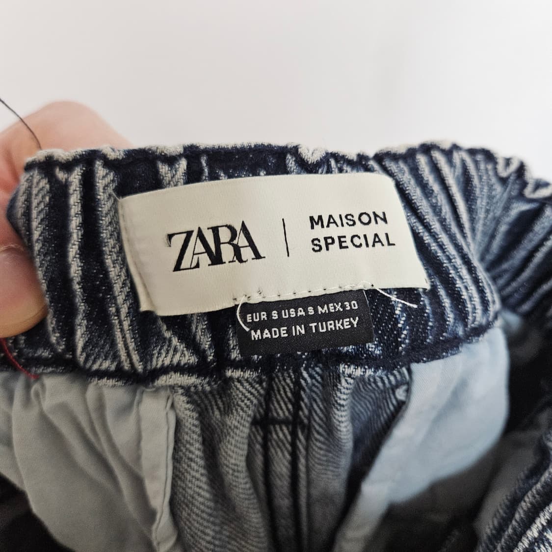 S 자라 메종스페셜 데님 카고팬츠 상품이미지8