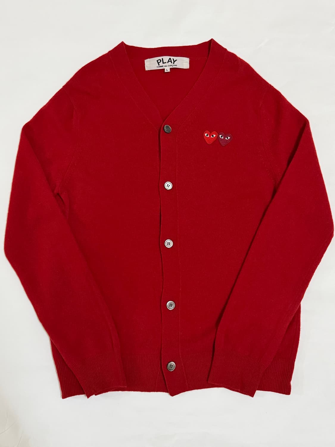 꼼데가르송 더블와펜 가디건 L 상품이미지2