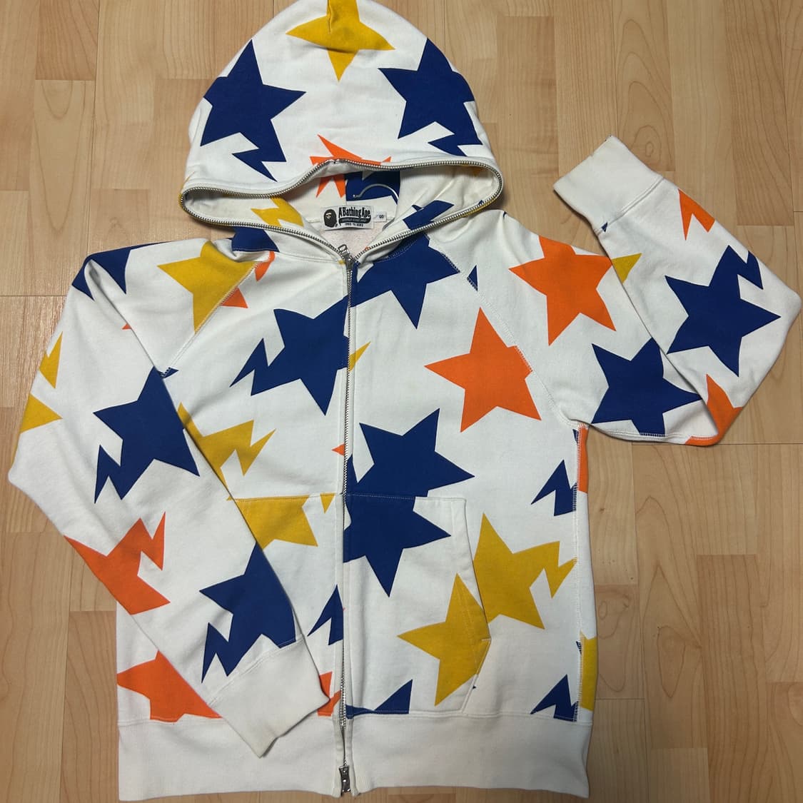 베이프 스타 후드집업 S 상품이미지1