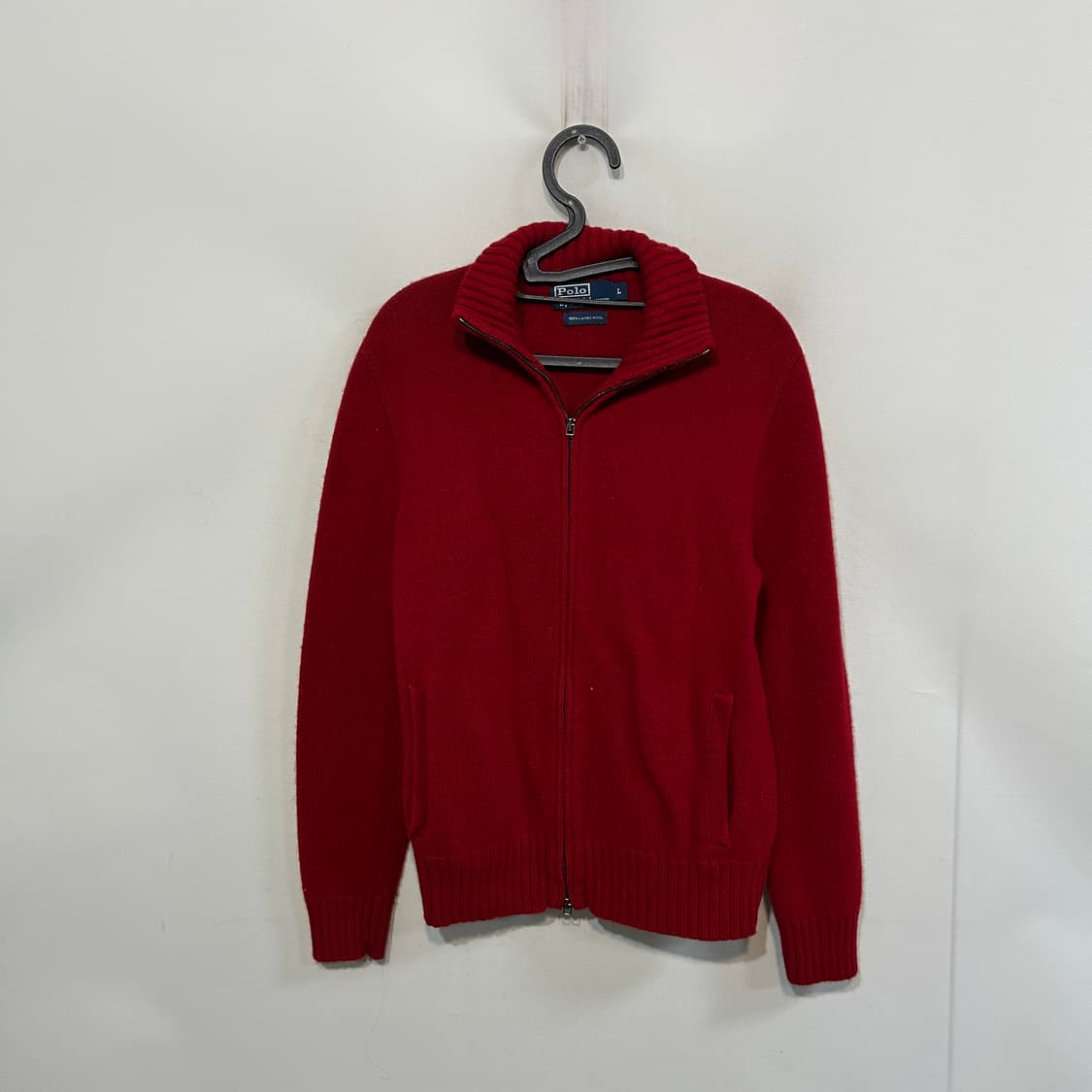 폴로 랄프로렌 남성 램스울 니트 집업 L 상품이미지1