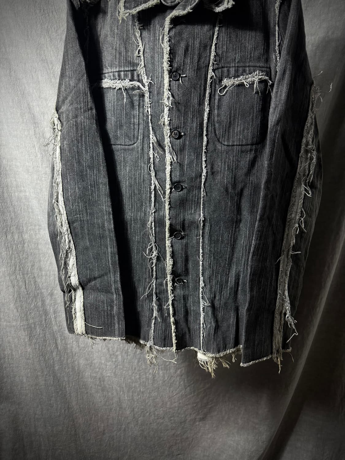Rip Van Winkle Frayed Denim Shirt Jacket 상품이미지5