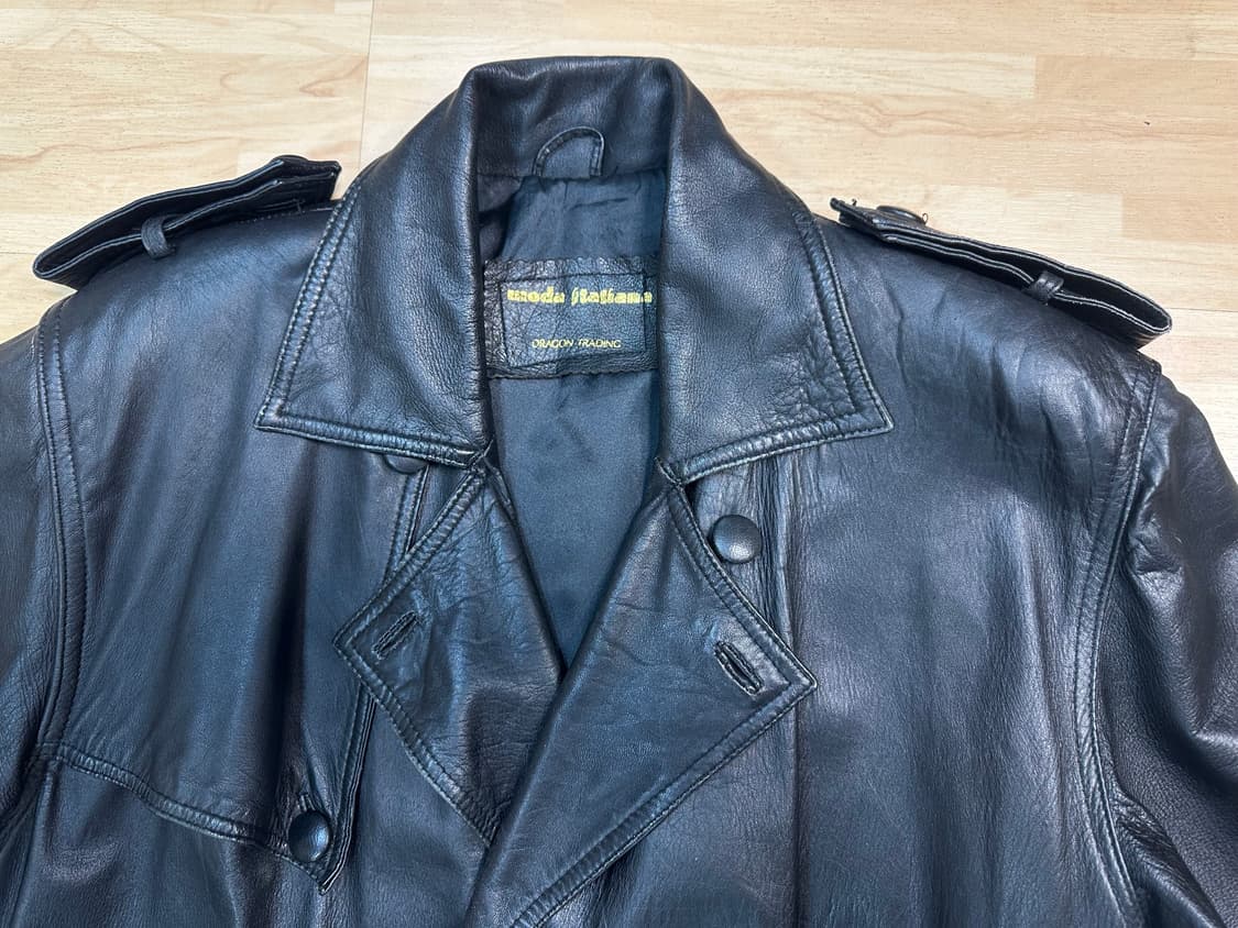 남성 양가죽 트렌치 코트 상품이미지3