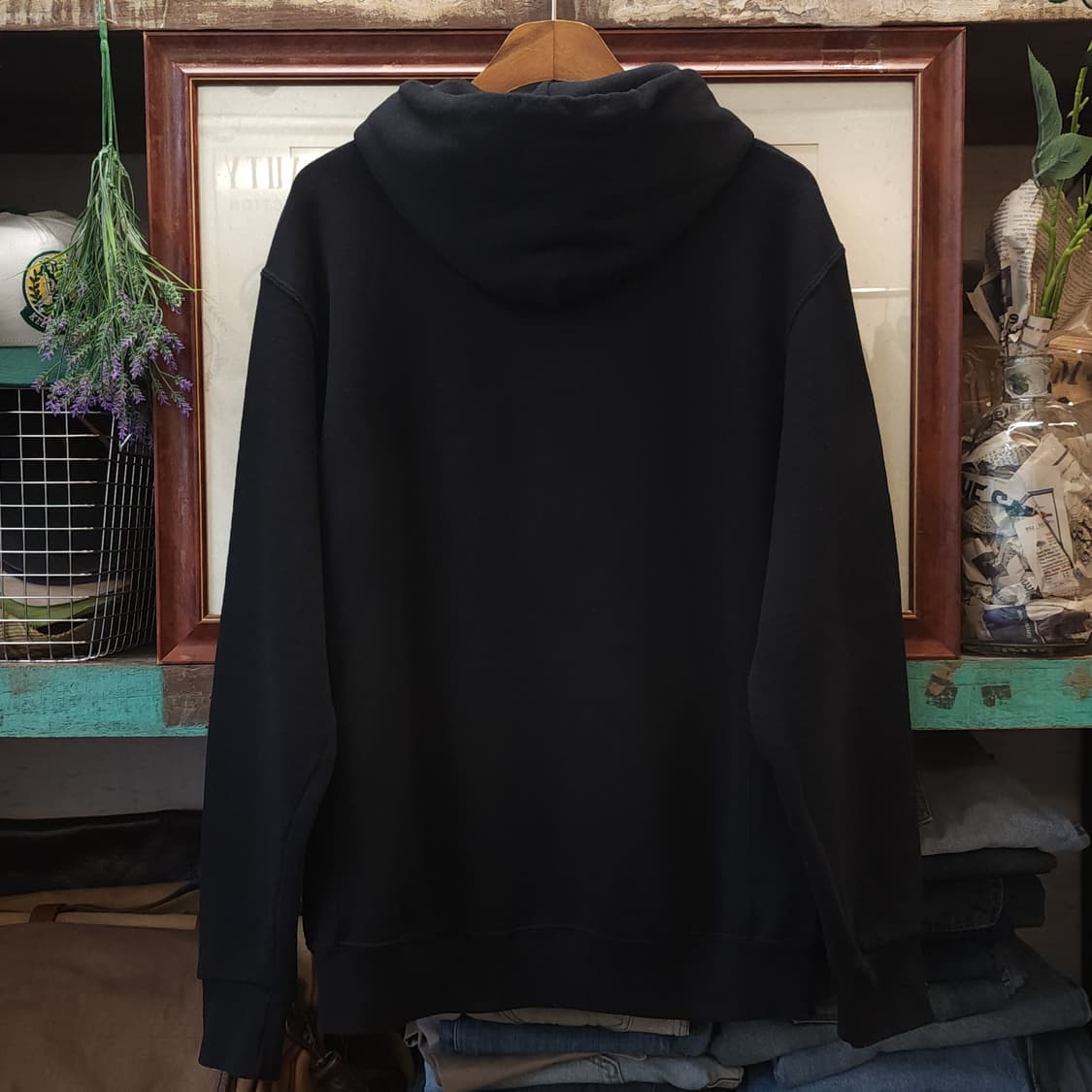 90s 러셀 후드 스웻셔츠 앨라배마 크림슨 타이드 빈티지 레터링 L 상품이미지3