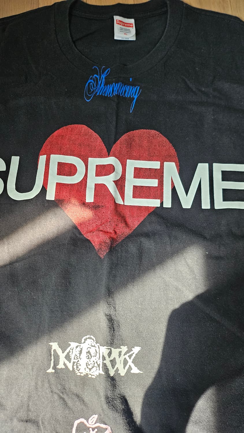 [XL]슈프림 어나운싱 티셔츠 블랙 - 25SS 상품이미지1