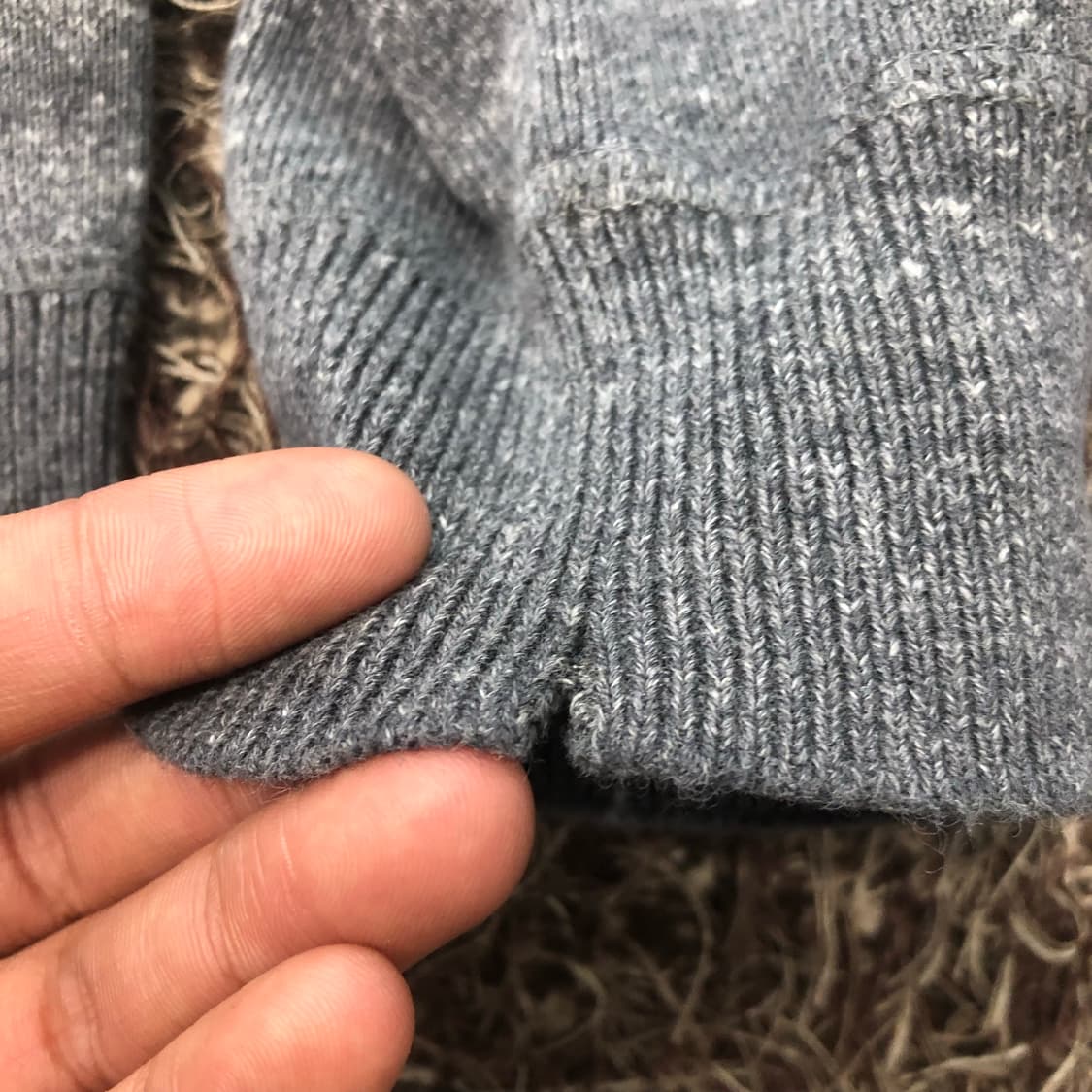 폴로 랄프로렌 그레이 코튼 니트 상품이미지4