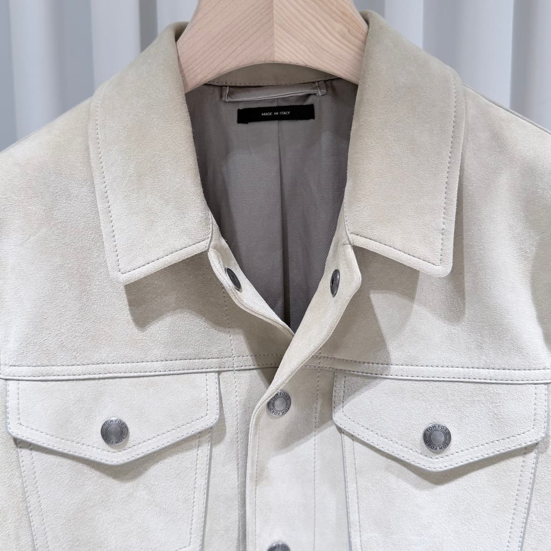 (A+/48) / 톰포드 베이지 버터리 스웨이드 웨스턴 자켓 상품이미지2