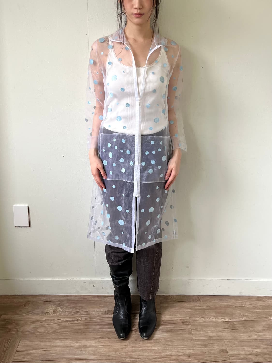 ETERNO BELLEZZA 후크 포켓 데님 진 상품이미지7