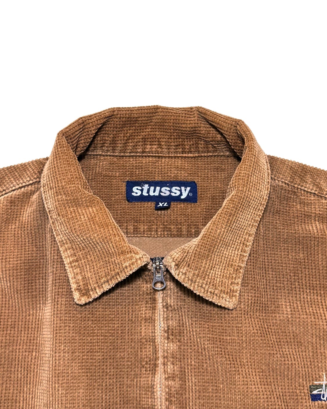 90’s 올드 스투시 와플 코듀로이 자켓 상품이미지5