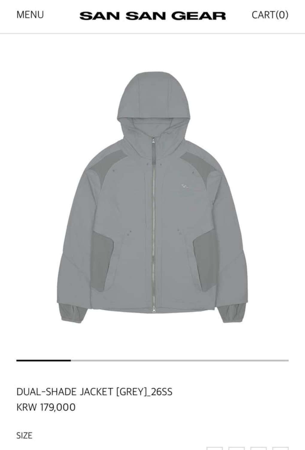 구매)) 산산기어 듀얼쉐이드 자켓  상품이미지1