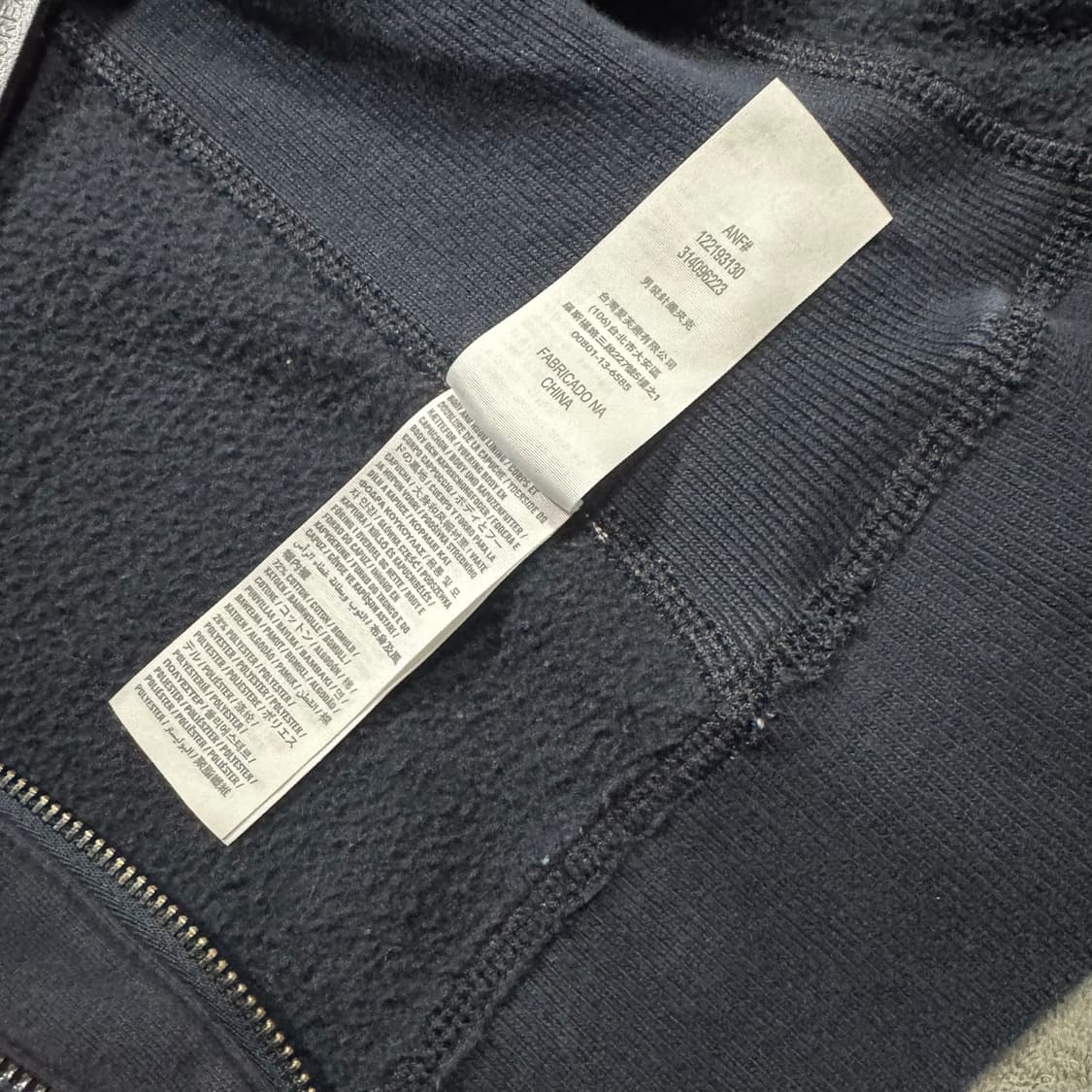 아베크롬비 네이비 후드집업 상품이미지6