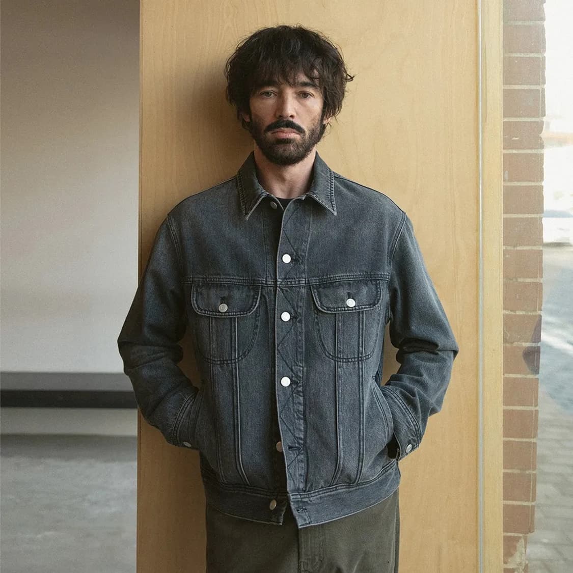 어나더오피스 라이더 데님자켓 03사이즈 팝니다 상품이미지1