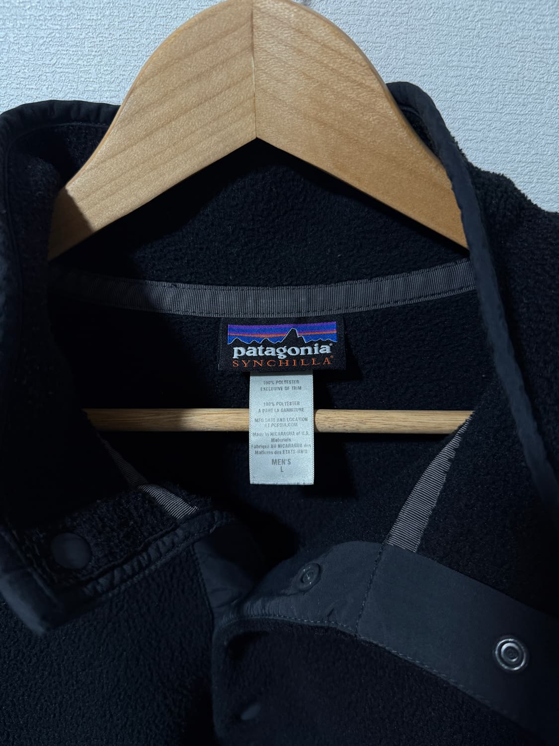 파타고니아 신칠라 풀오버 블랙 L 상품이미지4