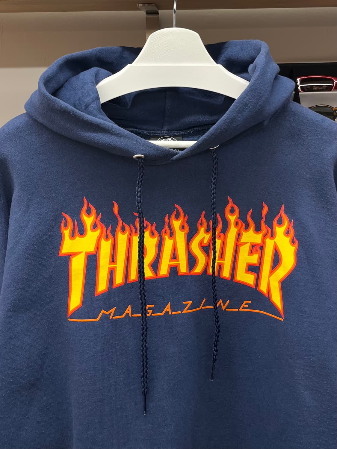 [105] 트레셔 플레임 후드티 네이비 상품이미지2