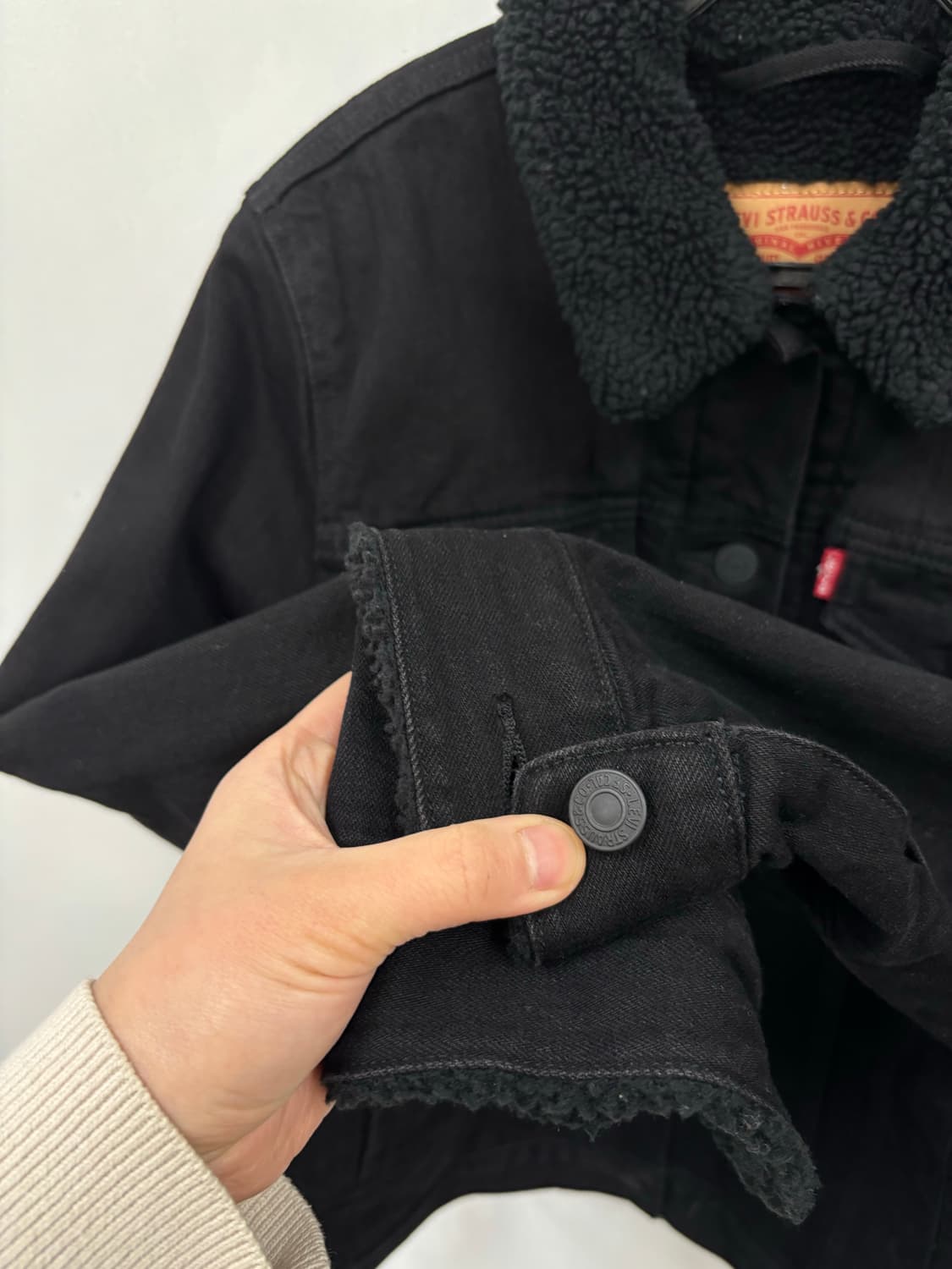 리바이스 우먼 양털 데님자켓 상품이미지4