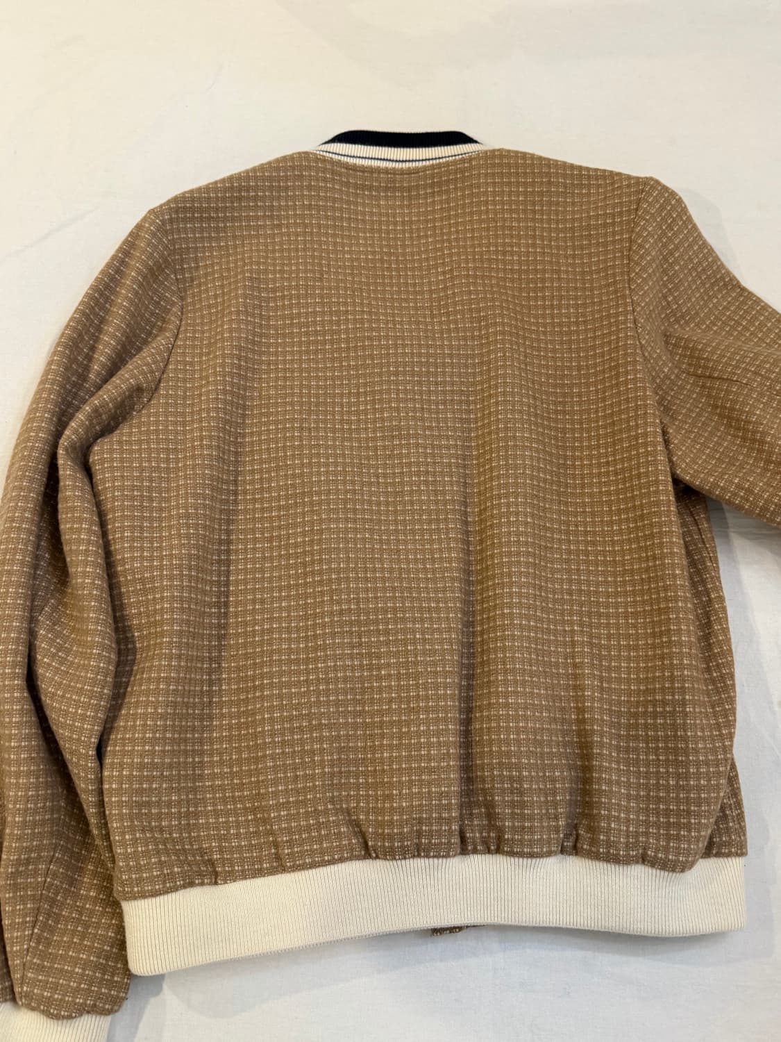 16FW 메종키츠네 울 바시티 테디자켓 브라운 상품이미지4