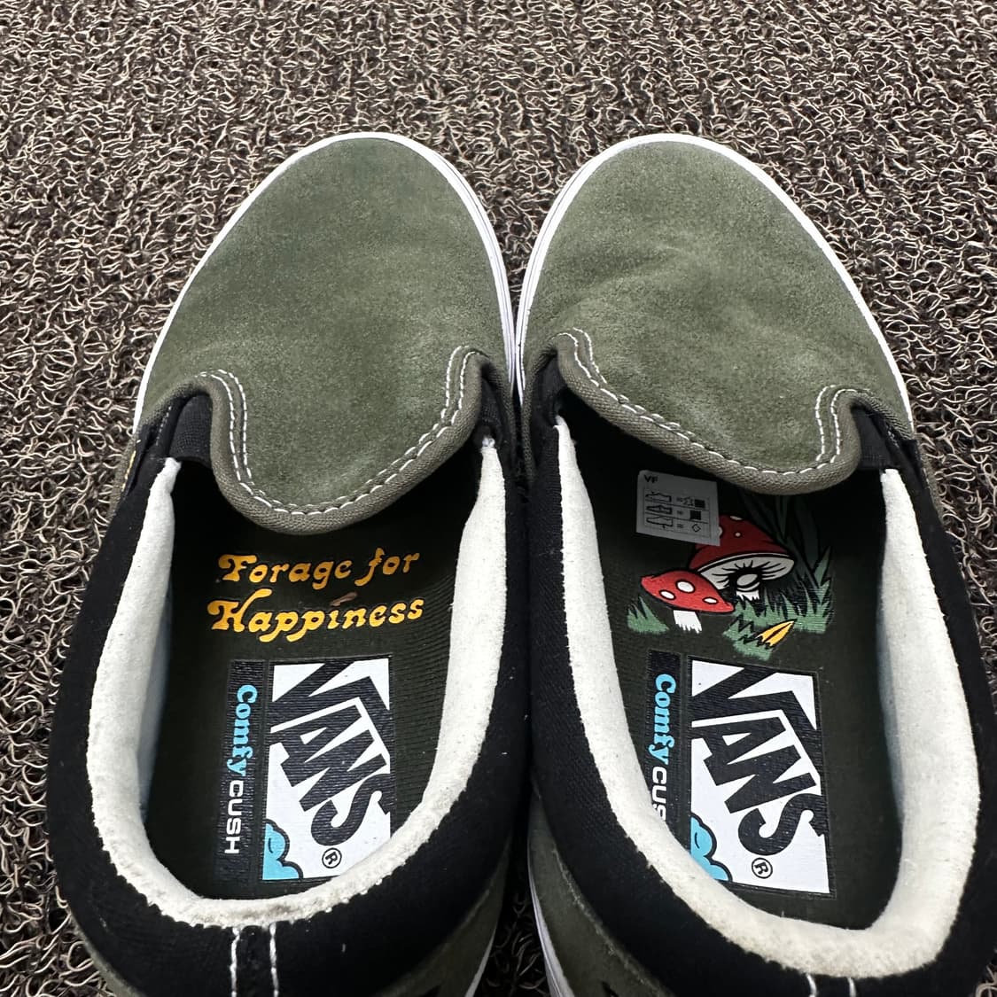 [새상품] VANS 반스 컴피쿠시 슬리온 카키 신발 220 상품이미지4