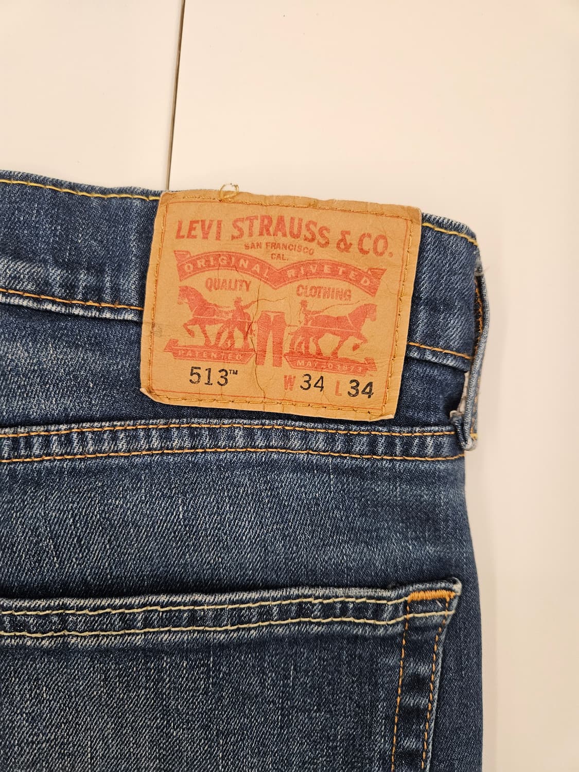 리바이스 513 청바지 W34 L34 상품이미지9