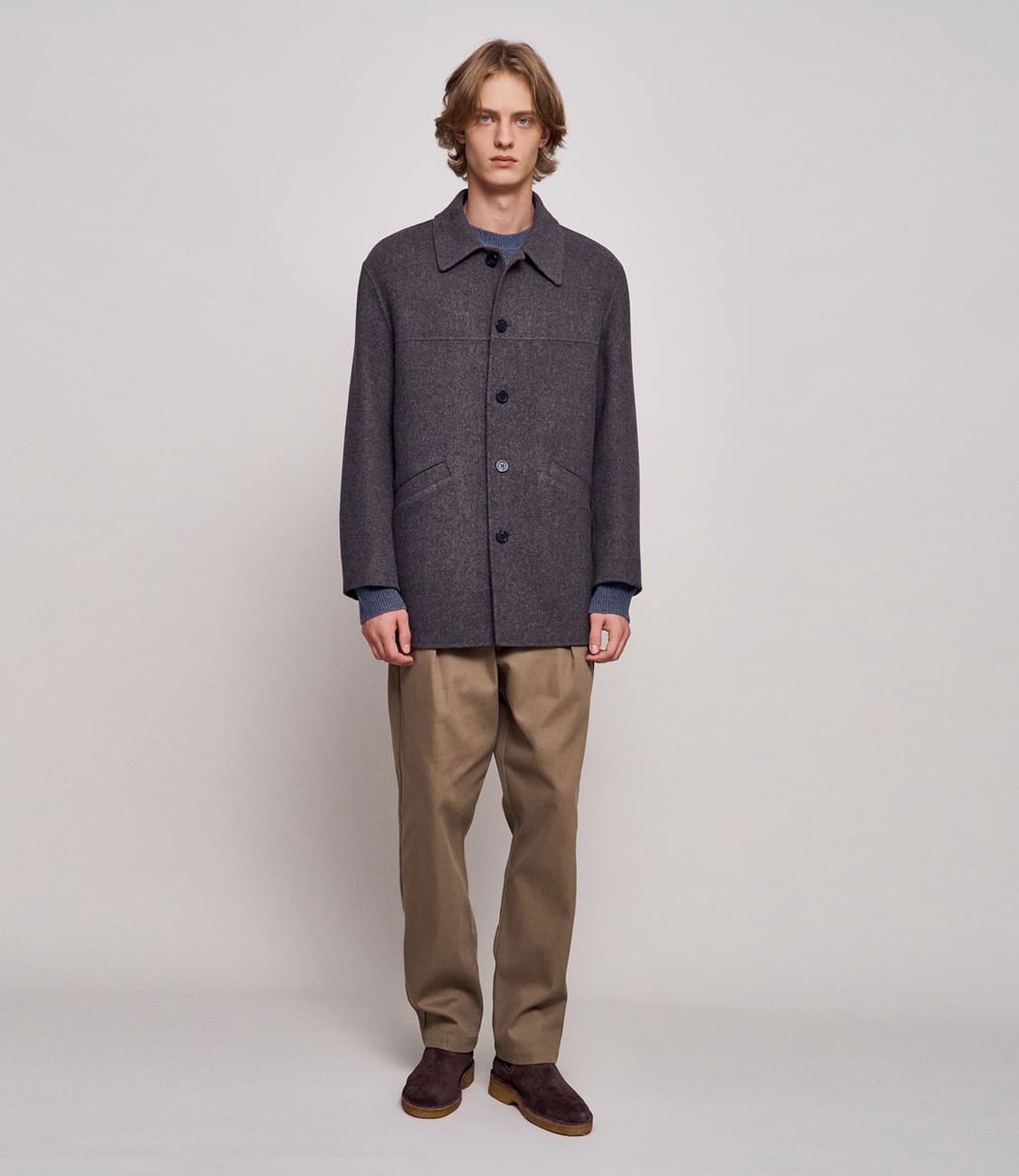 [L] A.P.C 아페쎄 카터 코트 BROWN 상품이미지1