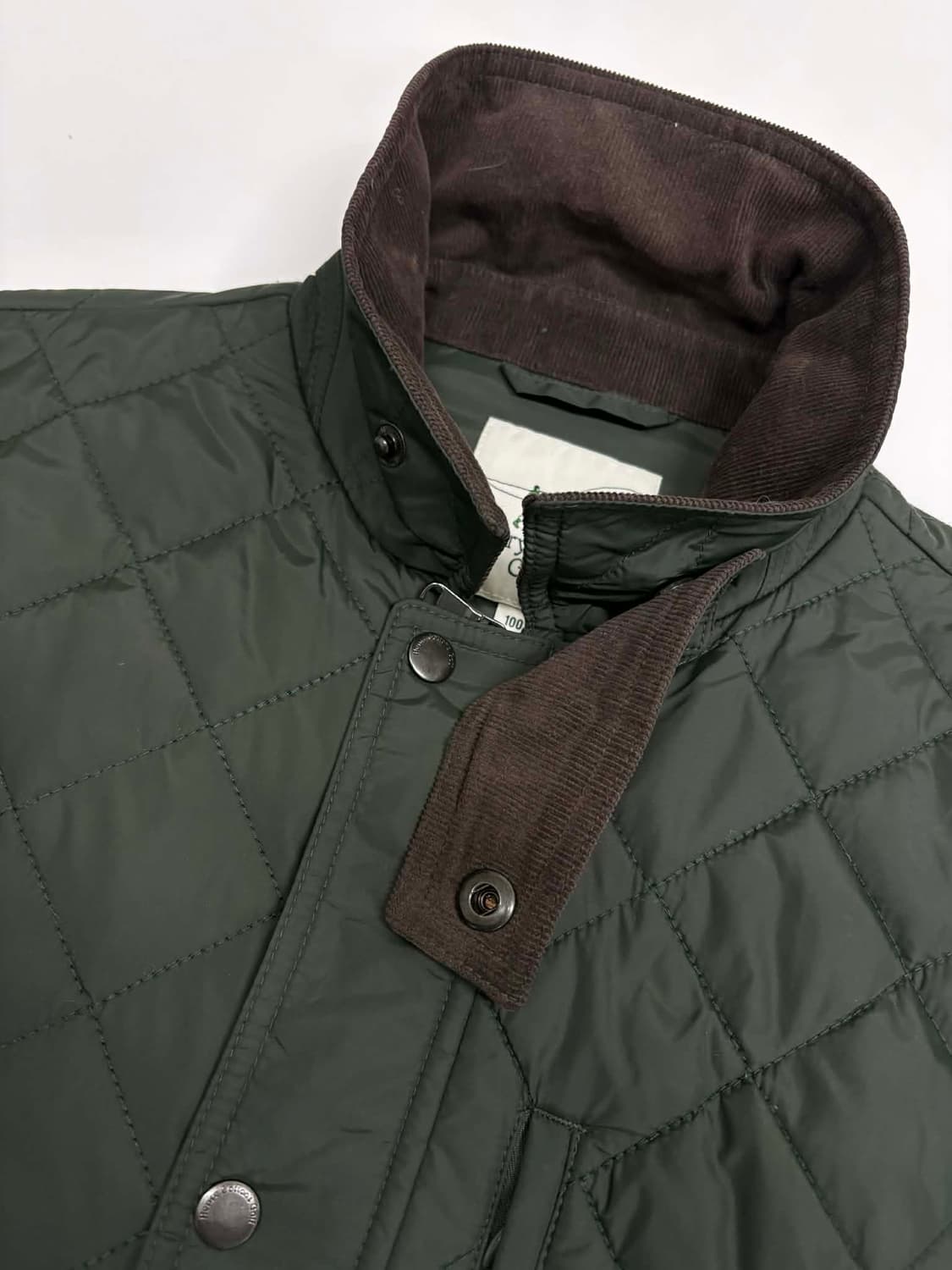 [100] 헨리코튼 골프 카키 퀄팅 자켓 상품이미지8