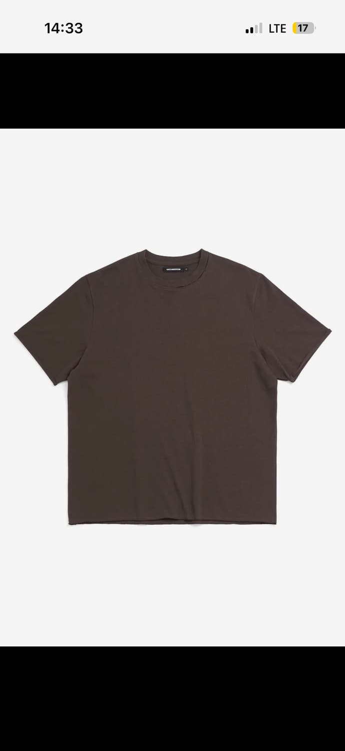 해칭룸 Tooth Tee Dark Brown 상품이미지1