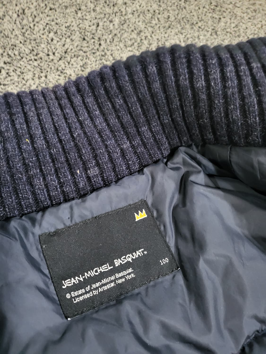 Jean-Michel Basquiat(장 미셸 바스키아) 
니트 자켓 상품이미지3