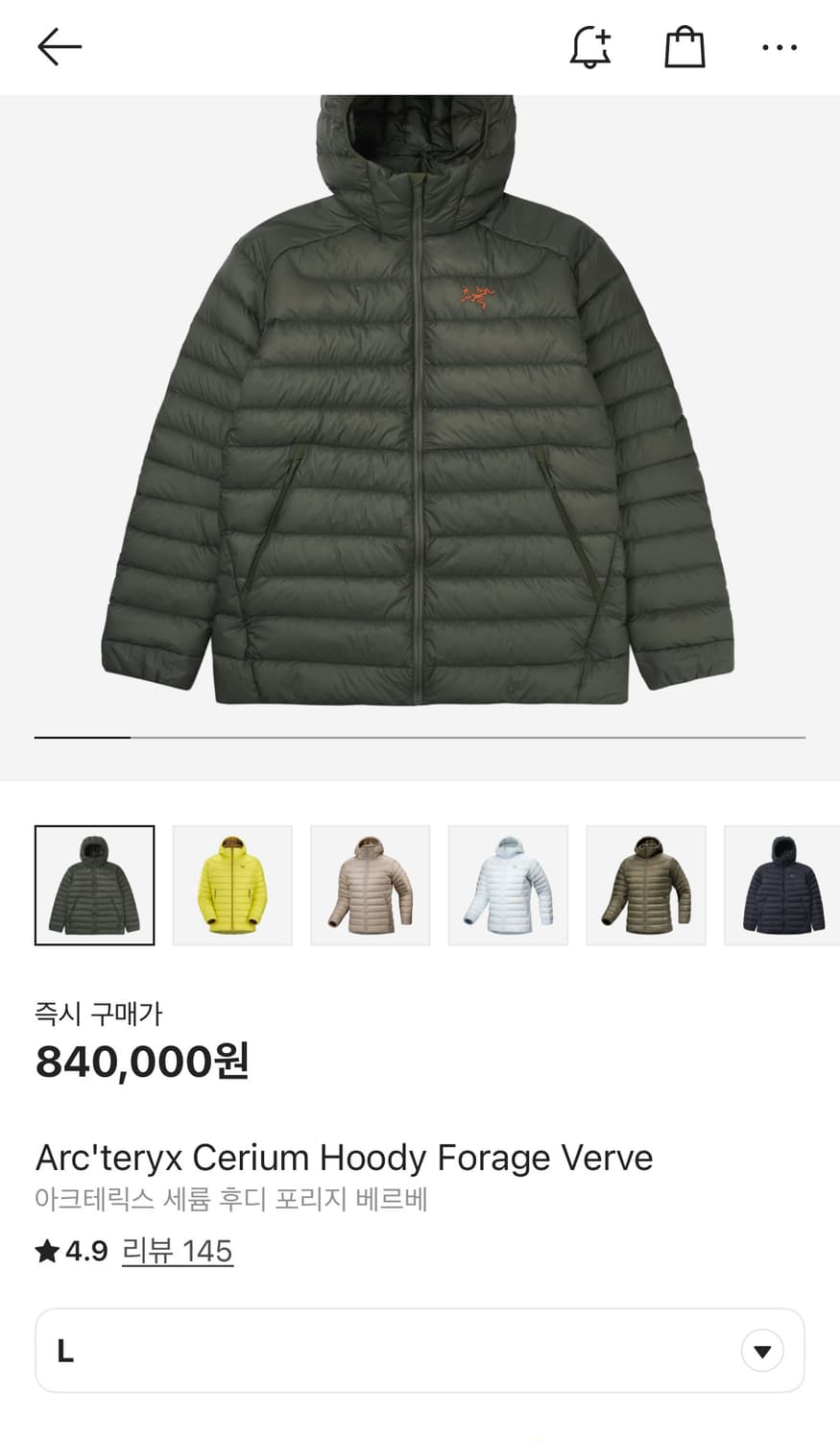 아크테릭스 세륨 포리지 L 상품이미지4