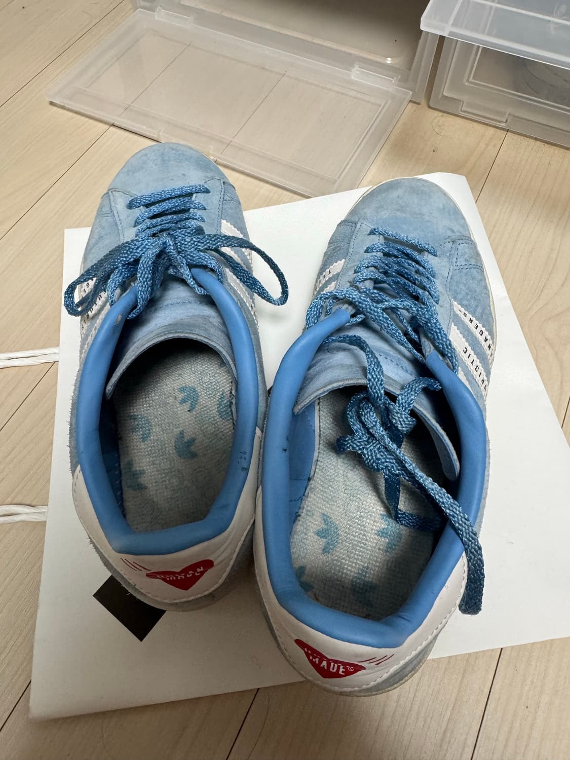 아디다스 X 휴먼메이드 캠퍼스 265사이즈 상품이미지2