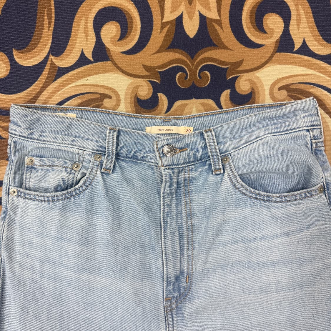 (29)리바이스 Levis 하이루즈 데님팬츠 상품이미지4