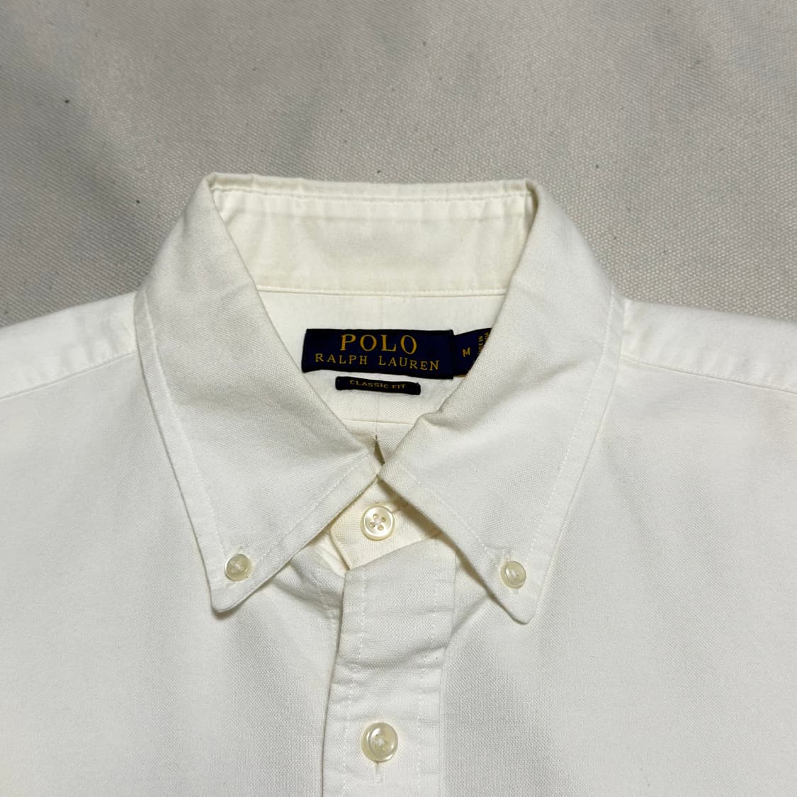 M 폴로랄프로렌 클래식핏 화이트 셔츠 상품이미지7