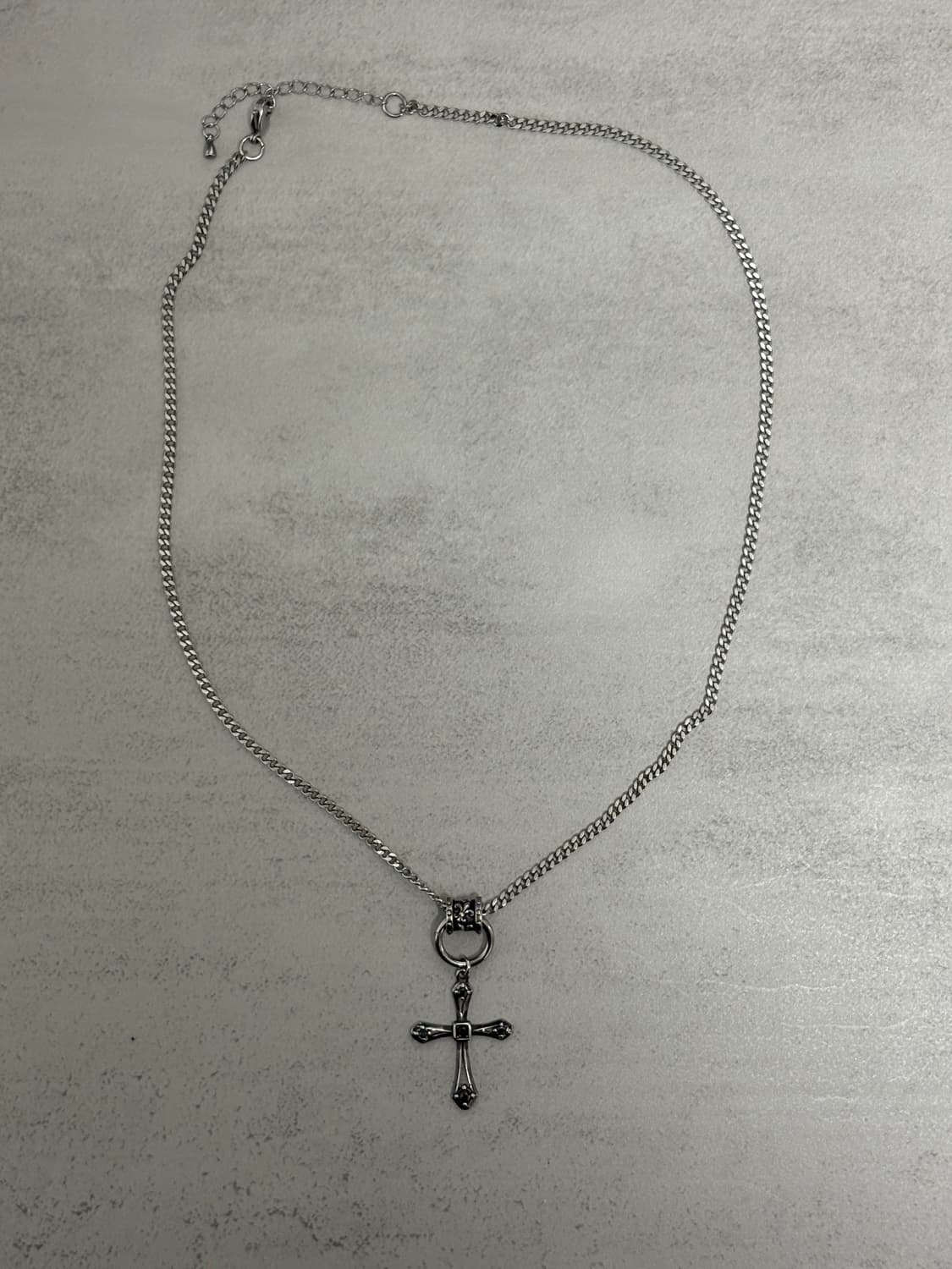 레이어드 십자가 목걸이 상품이미지1