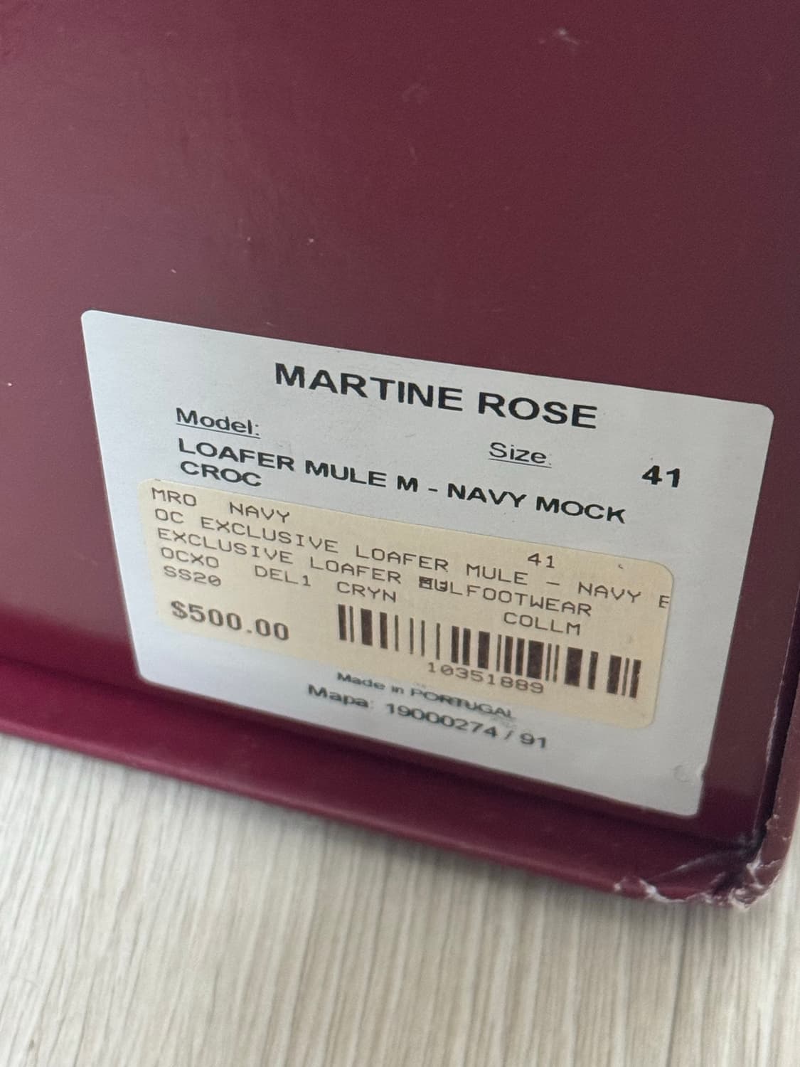 마틴로즈 스퀘어토 로퍼 뮬 상품이미지7