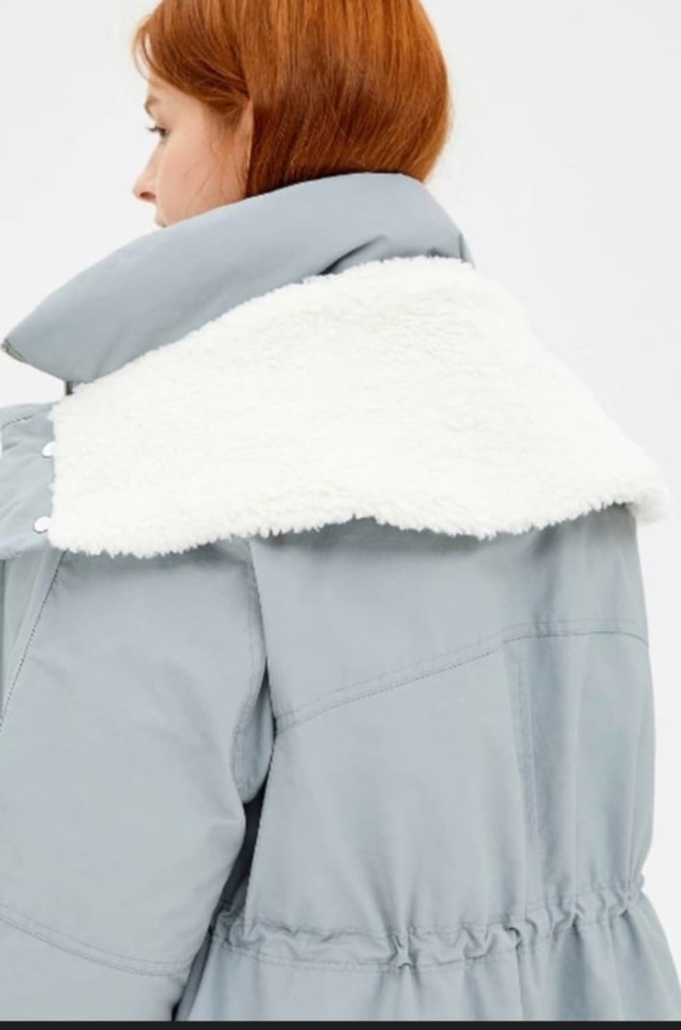 SJSJ 하이넥 퍼 헝가리구스다운 패딩 61사이즈 상품이미지5