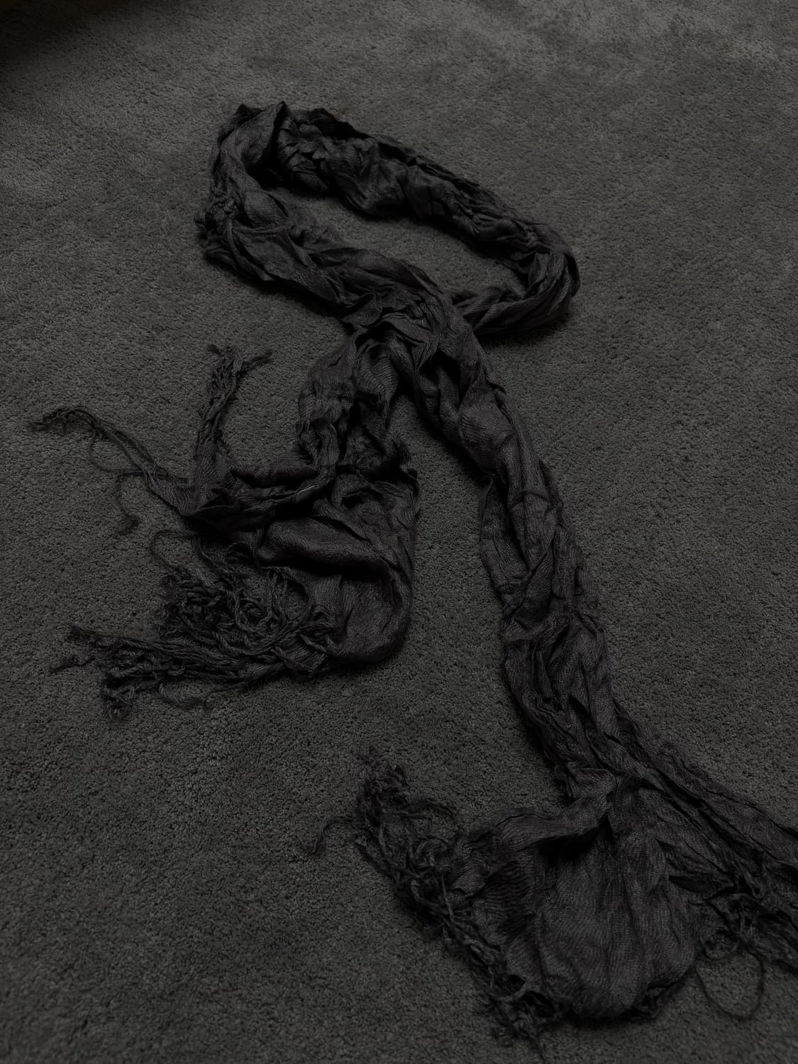 Vintage v-kei punk grunge mood scarf 상품이미지3