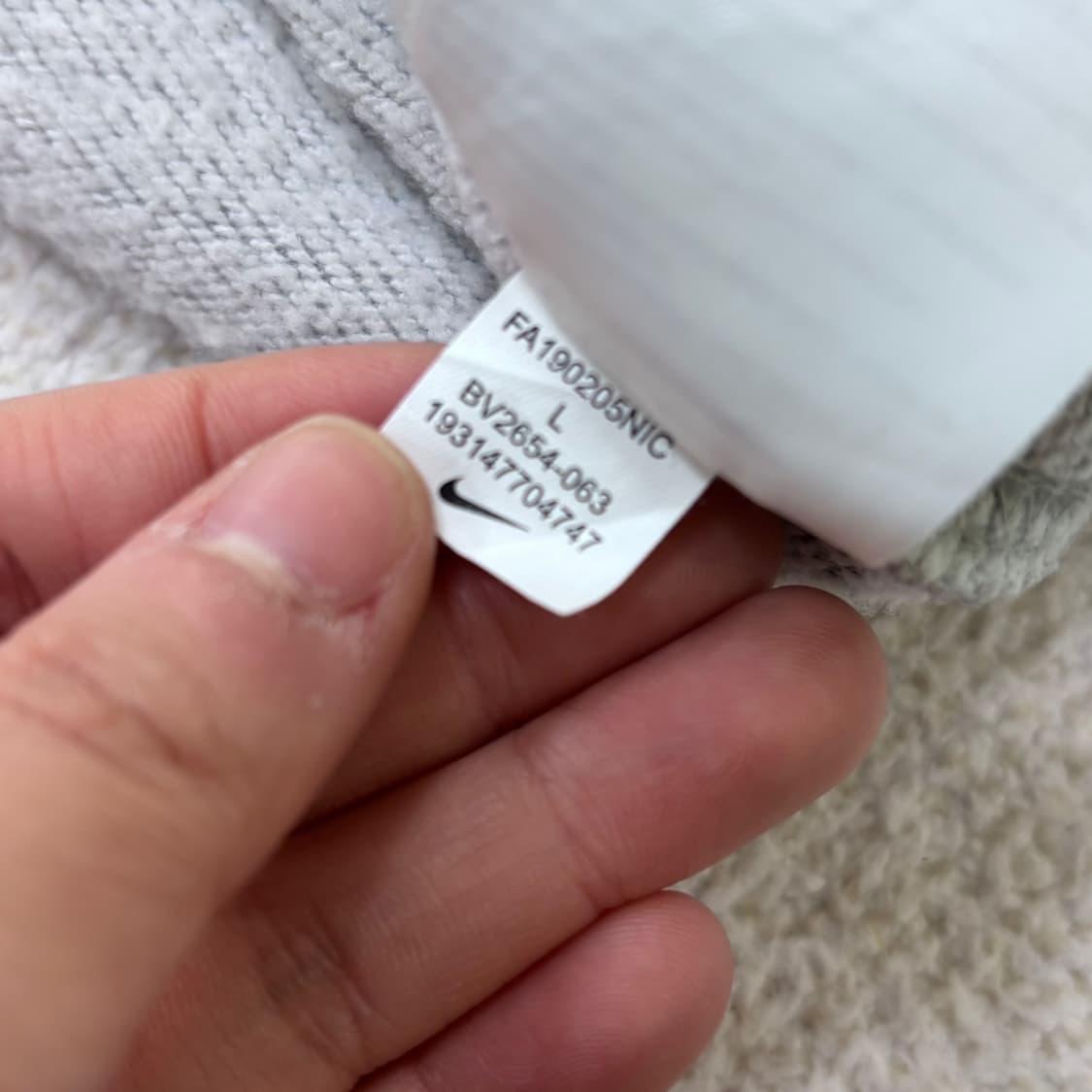 L 나이키 스몰로고 후드 티셔츠 0312E 상품이미지4