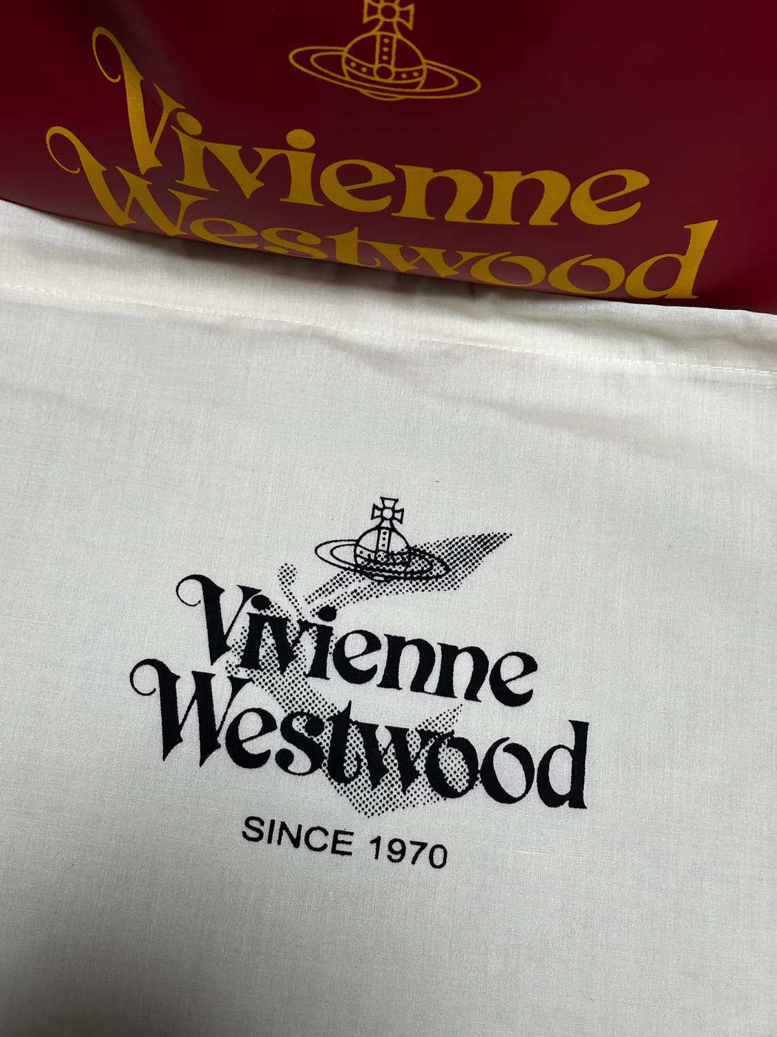 비비안 웨스트우드 레드 캐리클러치백 상품이미지1