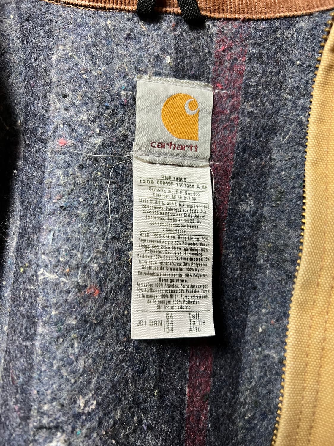 칼하트 J01 BRN 디트로이트 자켓 상품이미지4