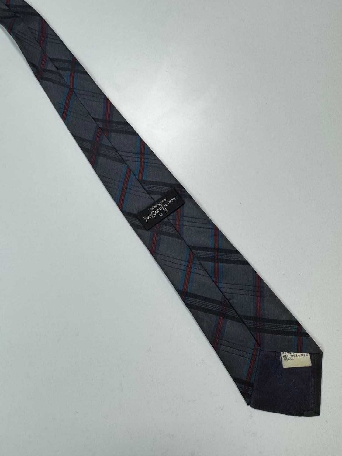 입생로랑 Ysl (YvesSaintLaurent)명품 실크 넥타이 8cm 상품이미지3