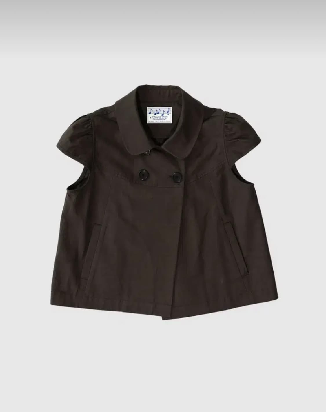 인앤양인 하모니 포포 블라우스 브라운 상품이미지1