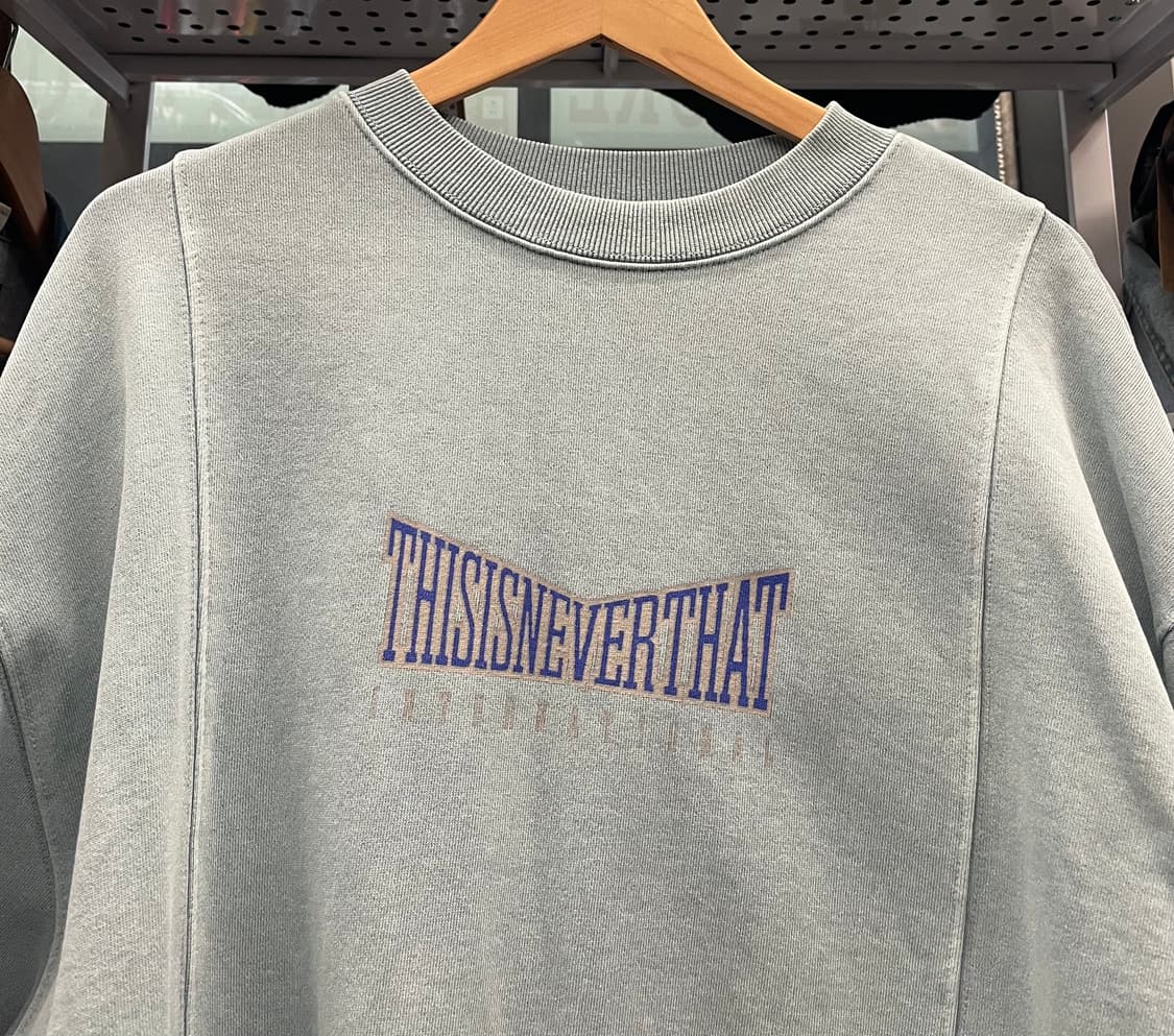 디스이즈네버댓 워싱 맨투맨 티셔츠 상품이미지2