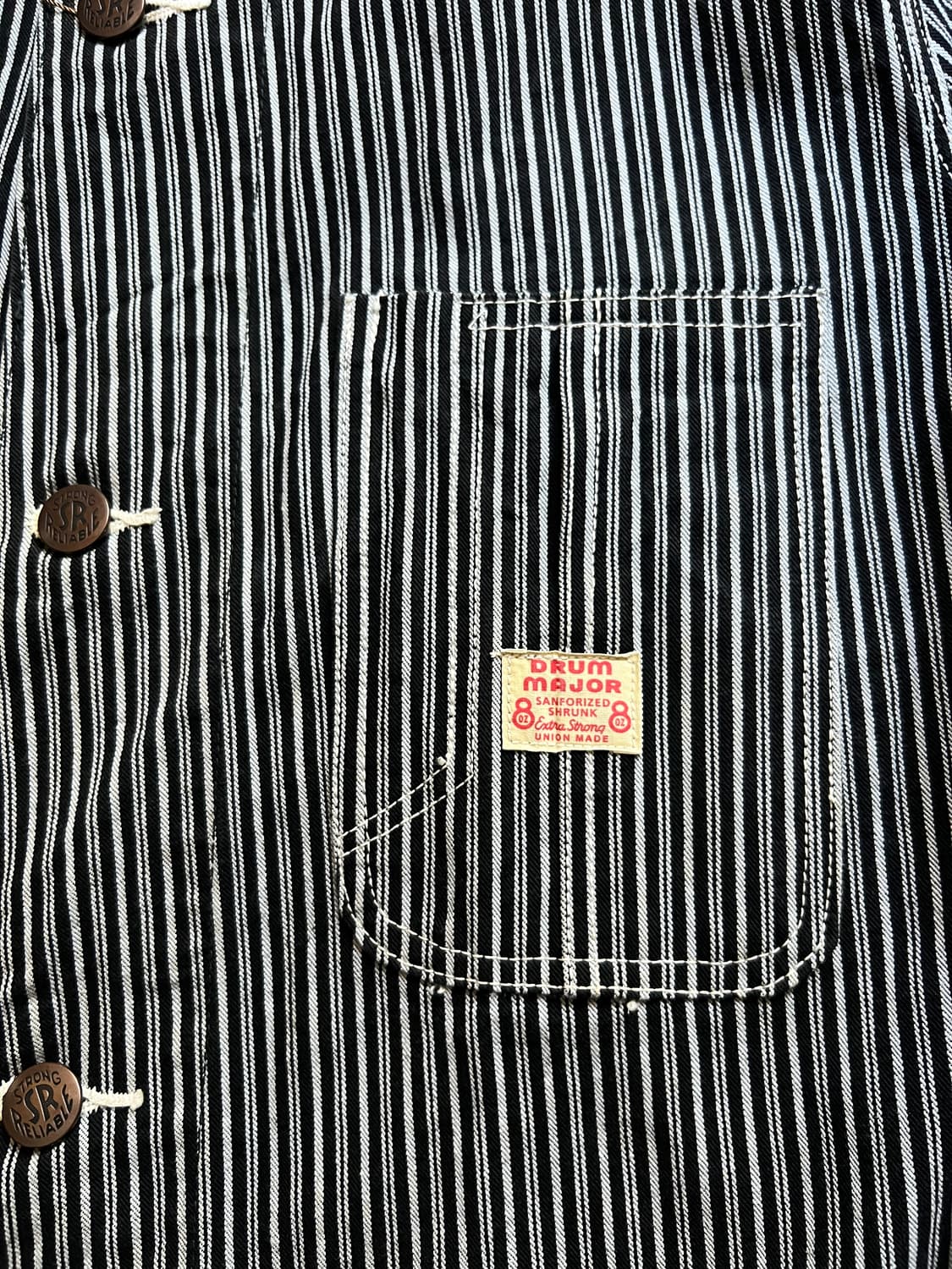 [M]Drum Major 토요엔터프라이즈 히코리 스트라이프 초어 자켓 상품이미지3