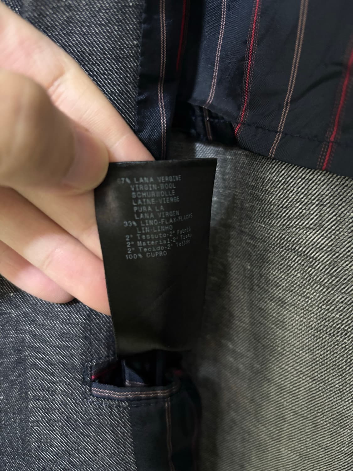 조르지오 아르마니 울 린넨 블레이저 상품이미지6