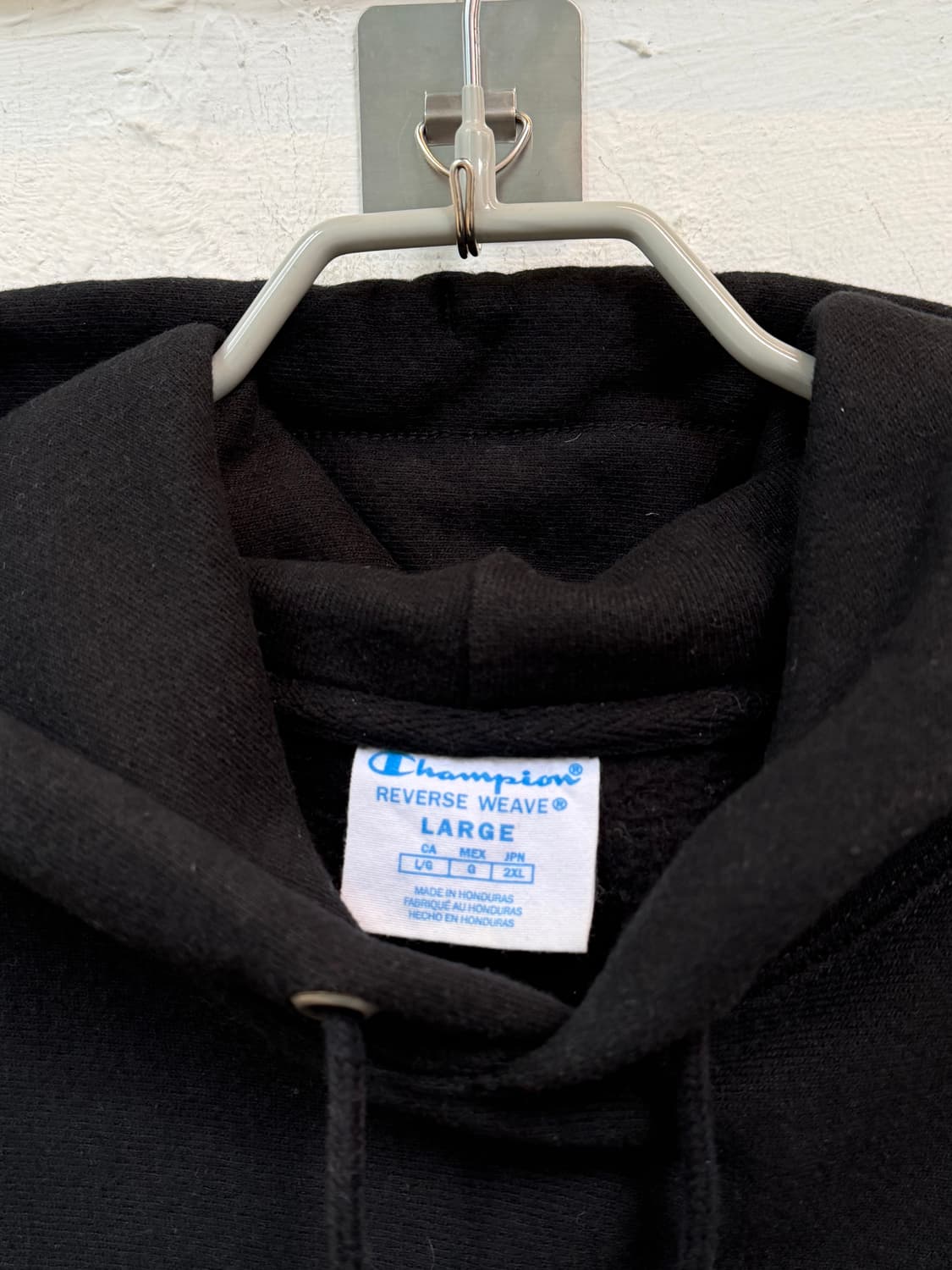 Champion 챔피온 리버스위브 후드티 블랙 L 상품이미지2