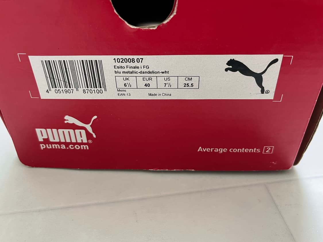 푸마 에시토 피날레 FG 축구화 255(새상품) 상품이미지8