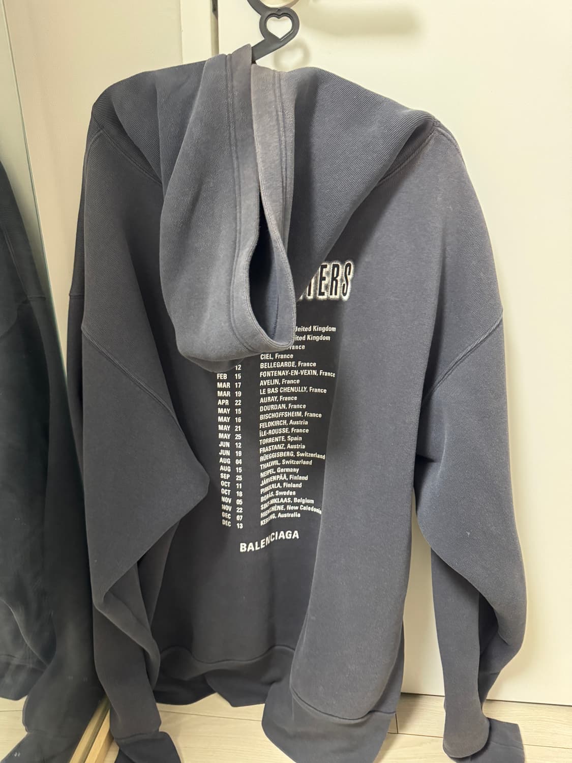 발렌시아가 스피드헌터 후드티 XS 상품이미지7